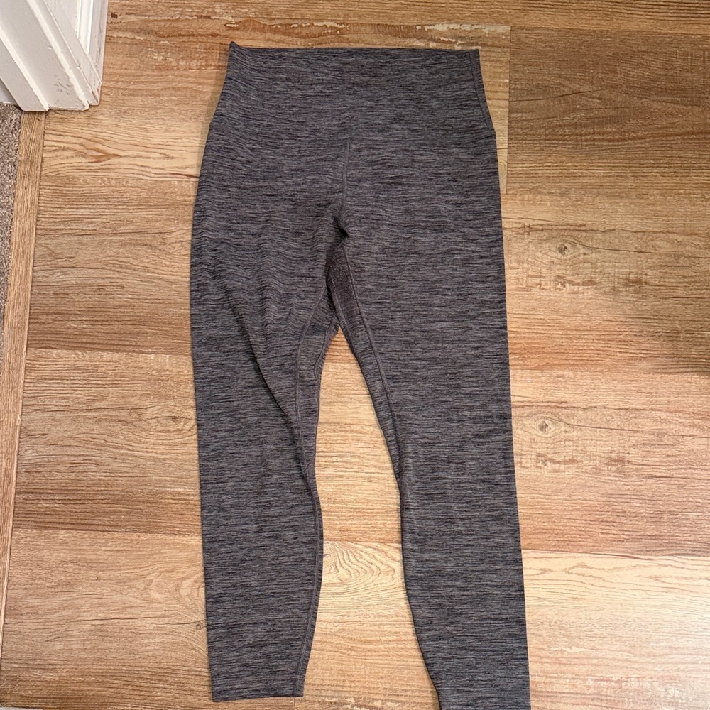 lululemon athletica Charcoal alignLeggings size 10 light pilling in crotch area